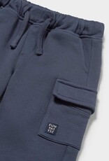 Mayoral Knit Cargo Pants Blue