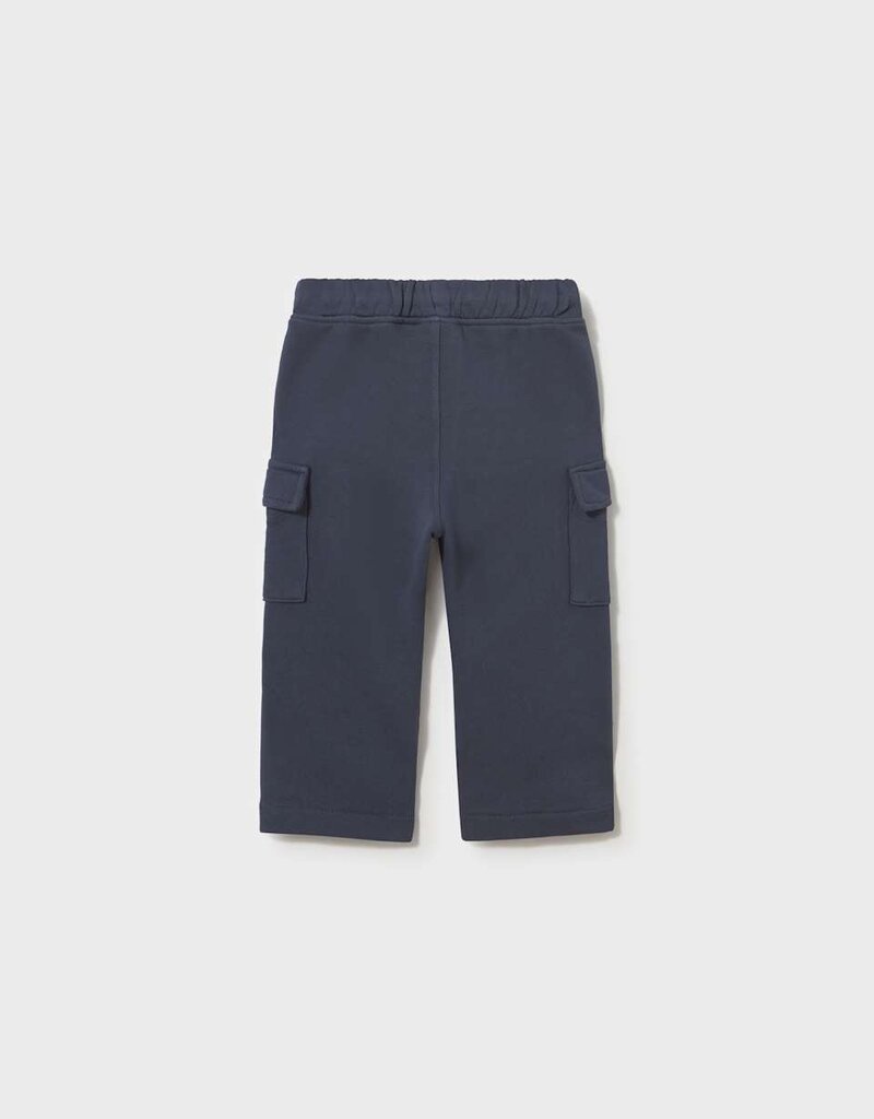 Mayoral Knit Cargo Pants Blue