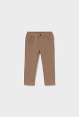Mayoral Girls Fleece Tan Pants