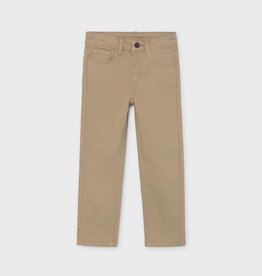 Mayoral Boys 5 Pocket Slim Fit Basic Pant Tan