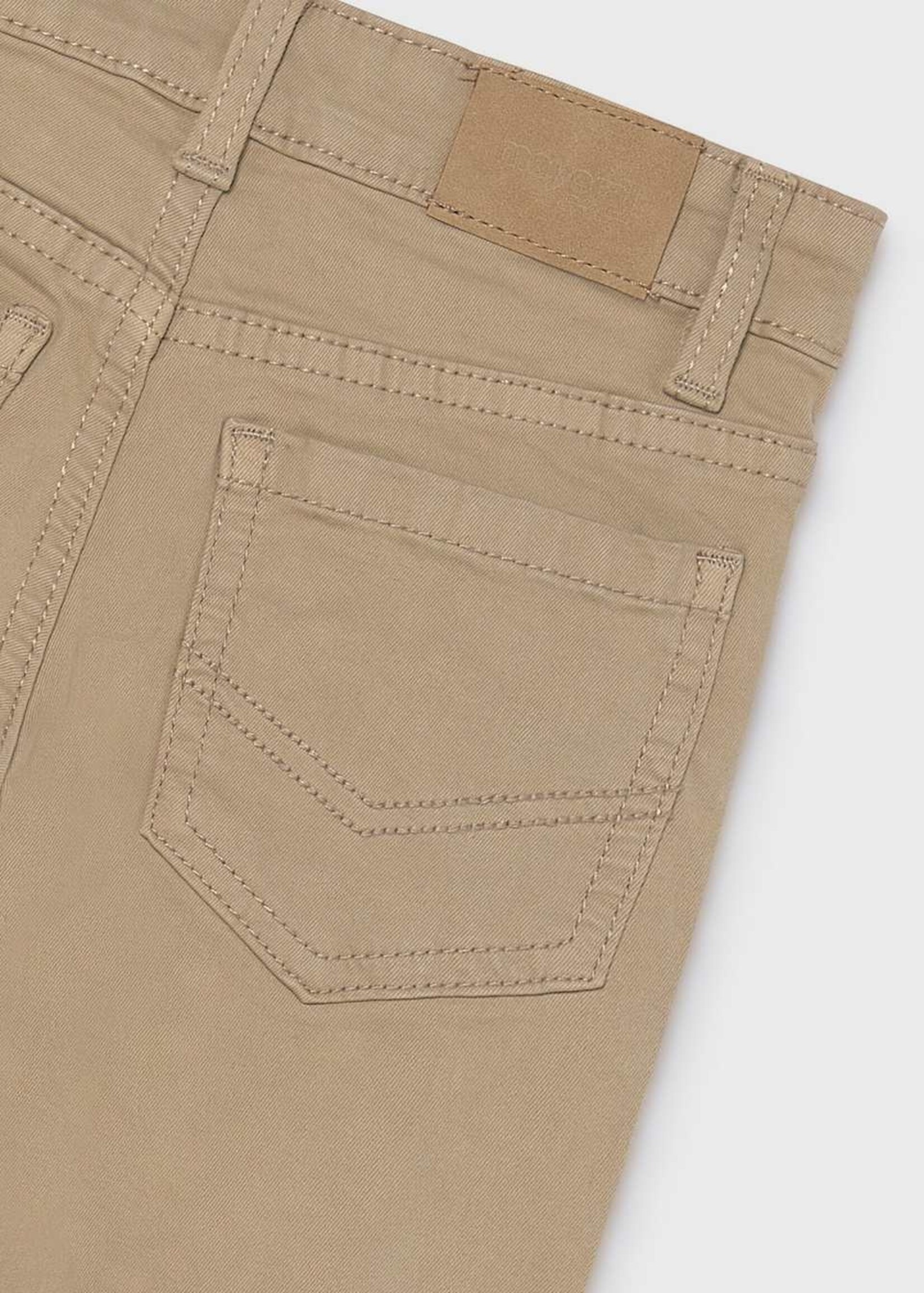 Mayoral Boys 5 Pocket Slim Fit Basic Pant Tan