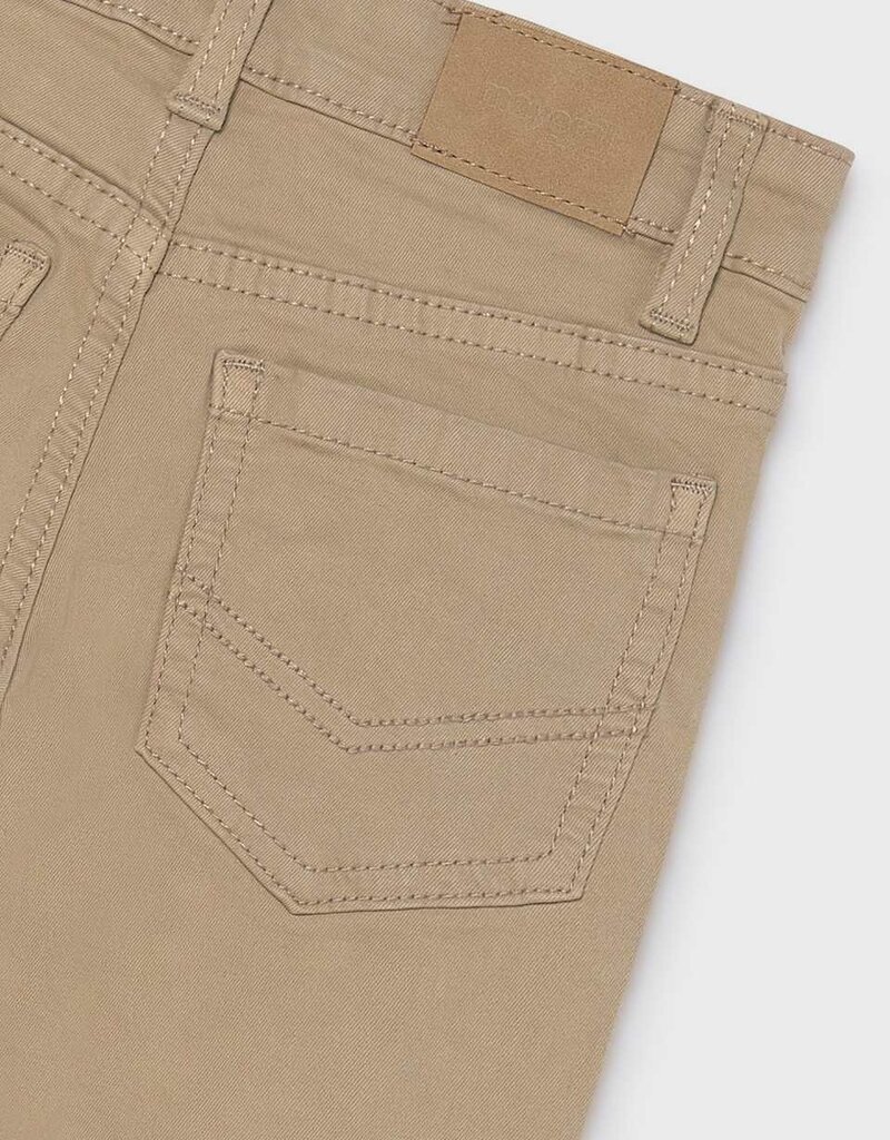 Mayoral Boys 5 Pocket Slim Fit Basic Pant Tan