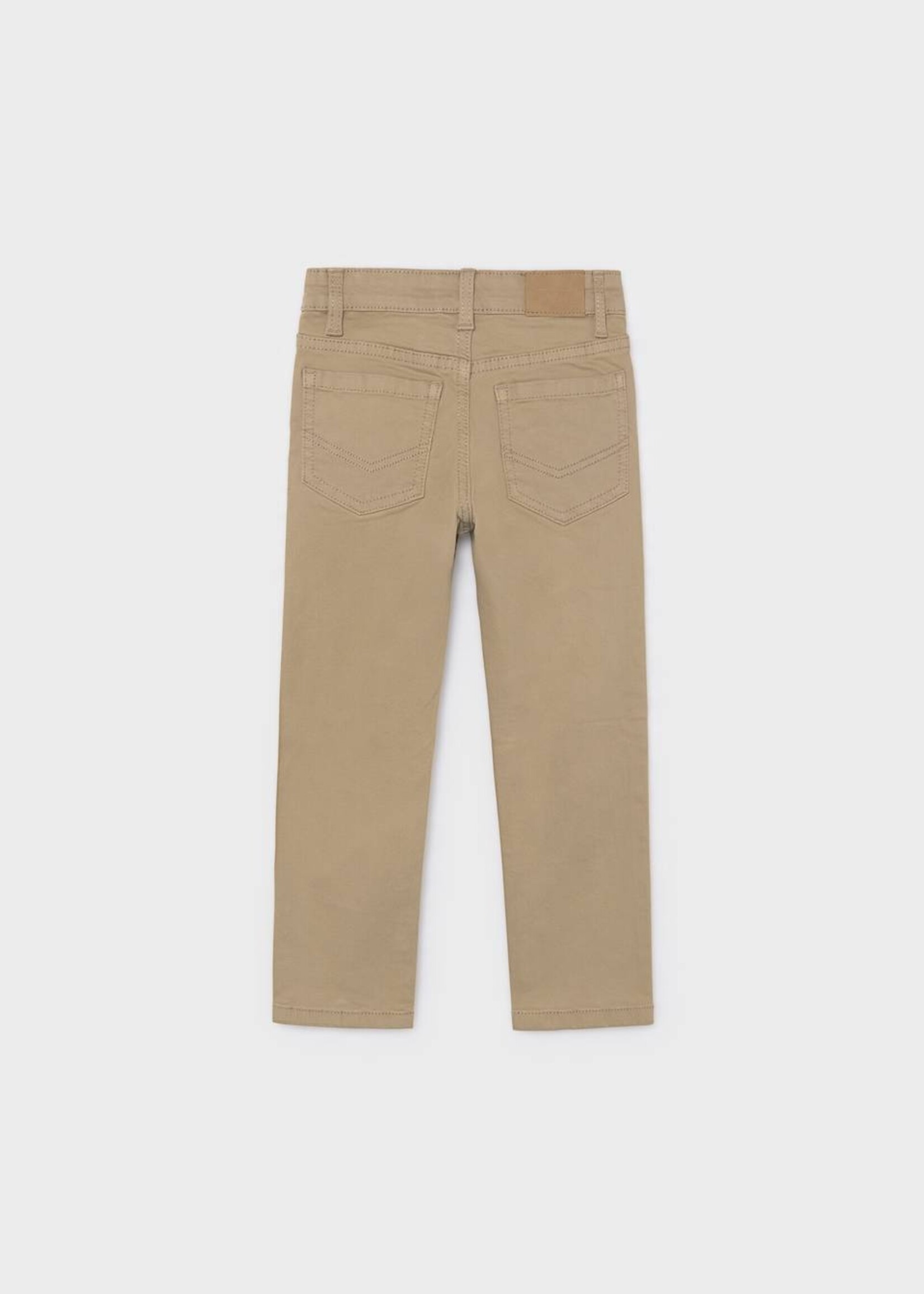 Mayoral Boys 5 Pocket Slim Fit Basic Pant Tan