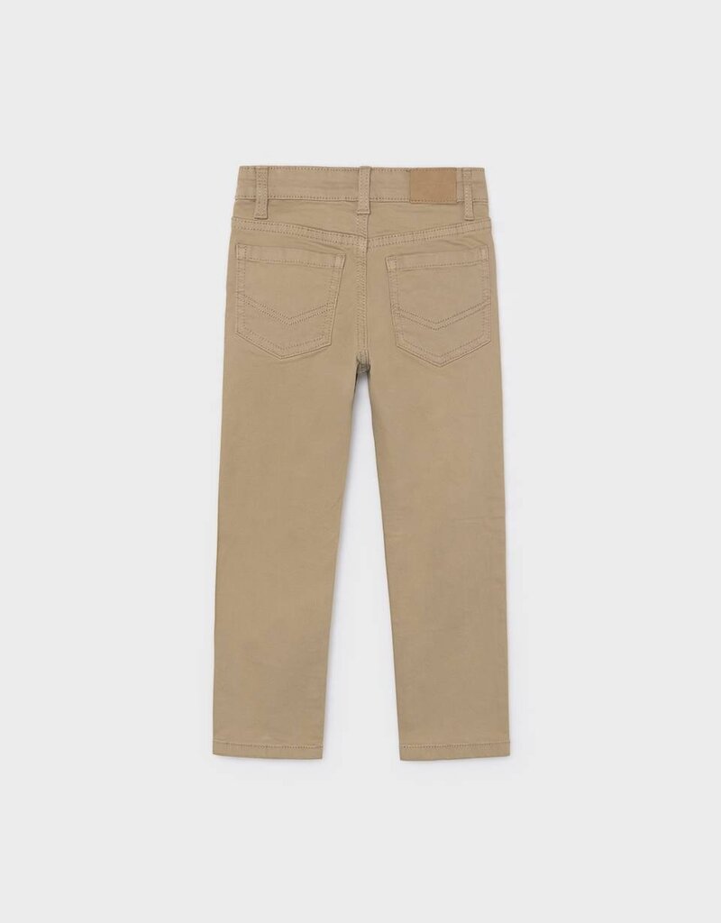 Mayoral Boys 5 Pocket Slim Fit Basic Pant Tan