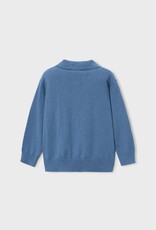 Mayoral L/S Knit Polo Glacial