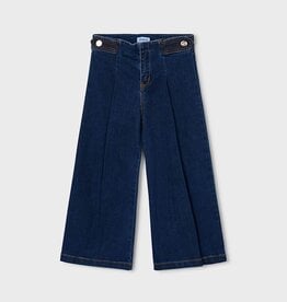Mayoral Wide Leg Denim Pants Super Dk
