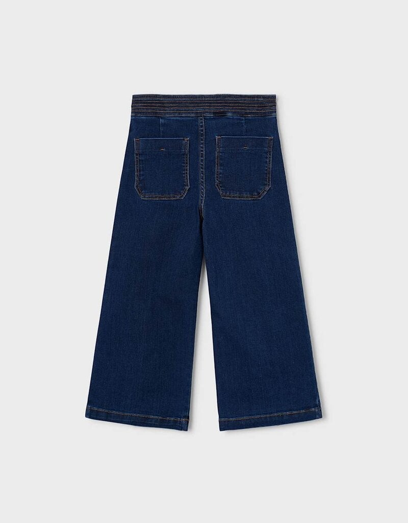 Mayoral Wide Leg Denim Pants Super Dk