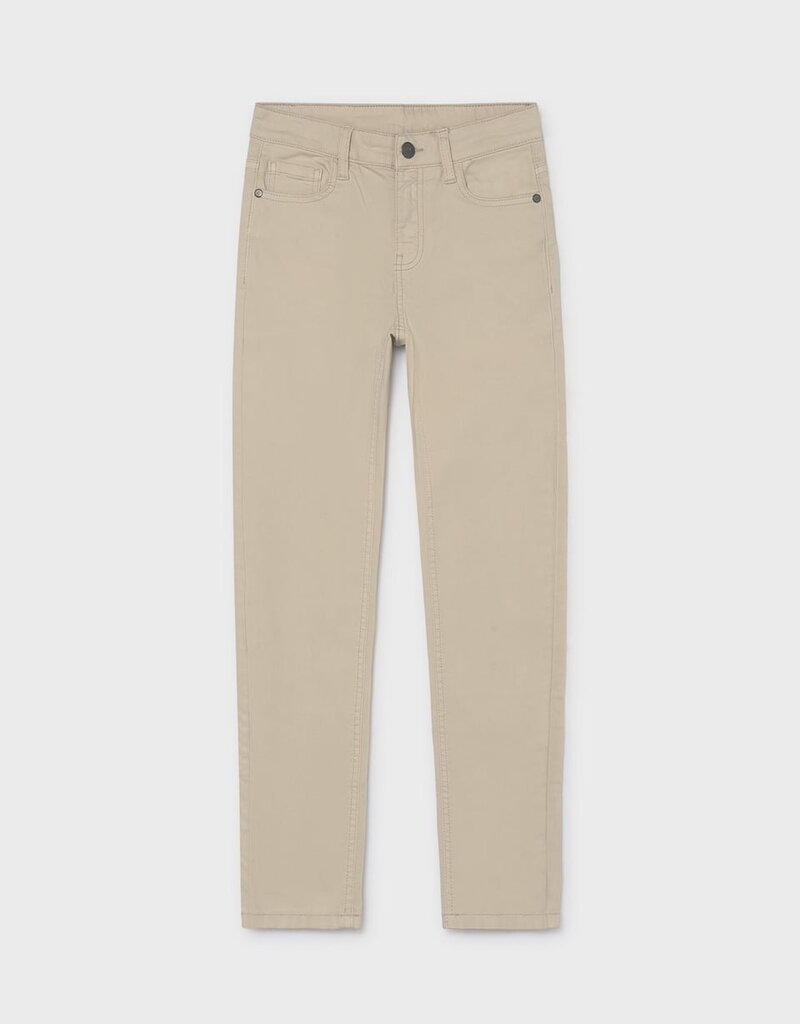 Mayoral Boys 5 Pocket Slim Fit Basic Pant Walnut