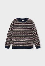 Mayoral Boys Jacquard Navy Sweater