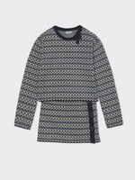 Mayoral Black Print Tricot Skirt Set
