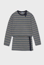 Mayoral Black Print Tricot Skirt Set