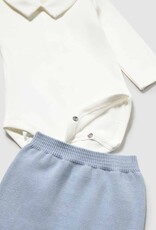 Mayoral 3 piece Footed Pant Set Sky
