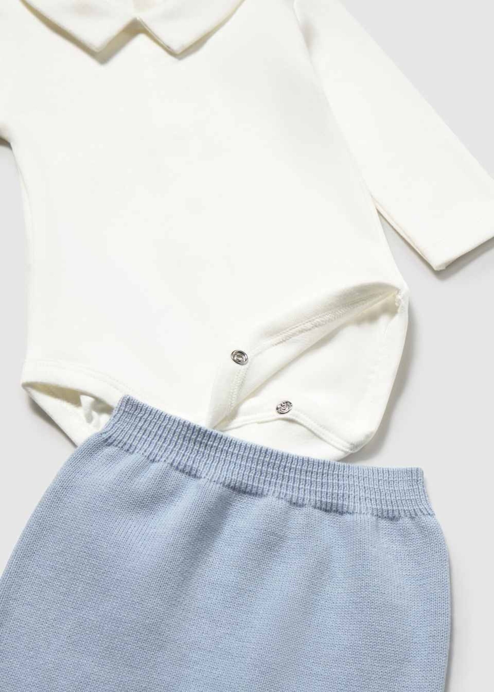 Mayoral 3 piece Footed Pant Set Sky