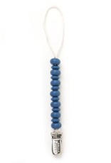 Bella Tunno Navy Pacifier Clip