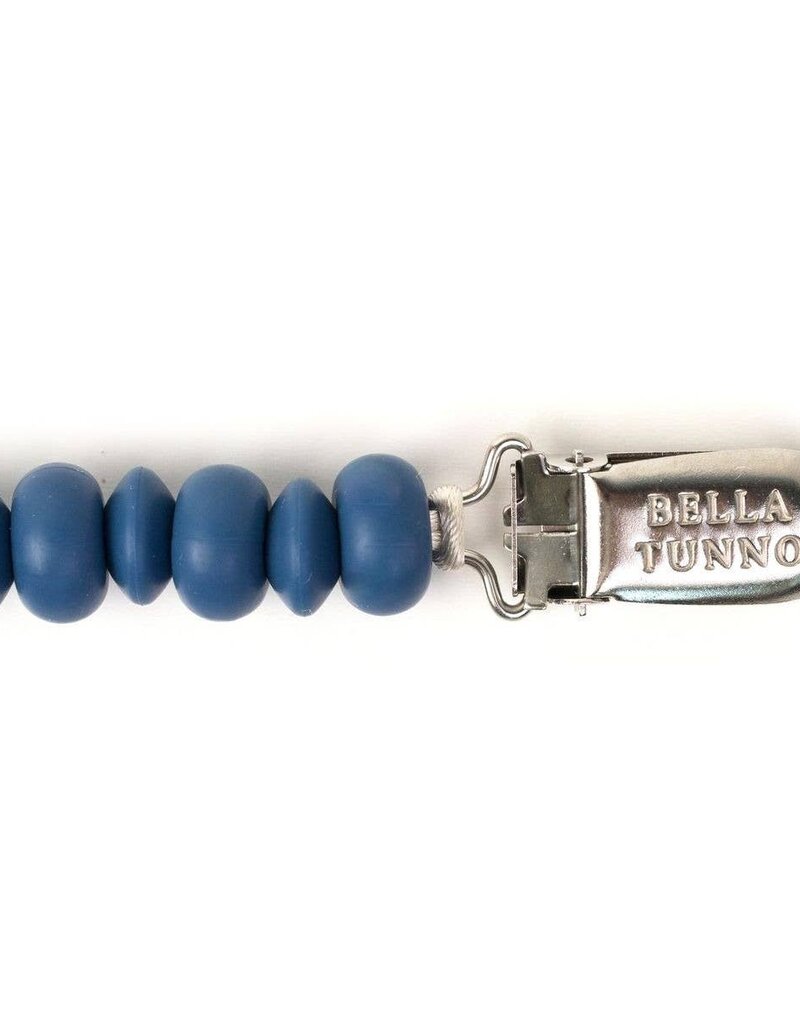 Bella Tunno Navy Pacifier Clip