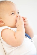 Bella Tunno Navy Pacifier Clip