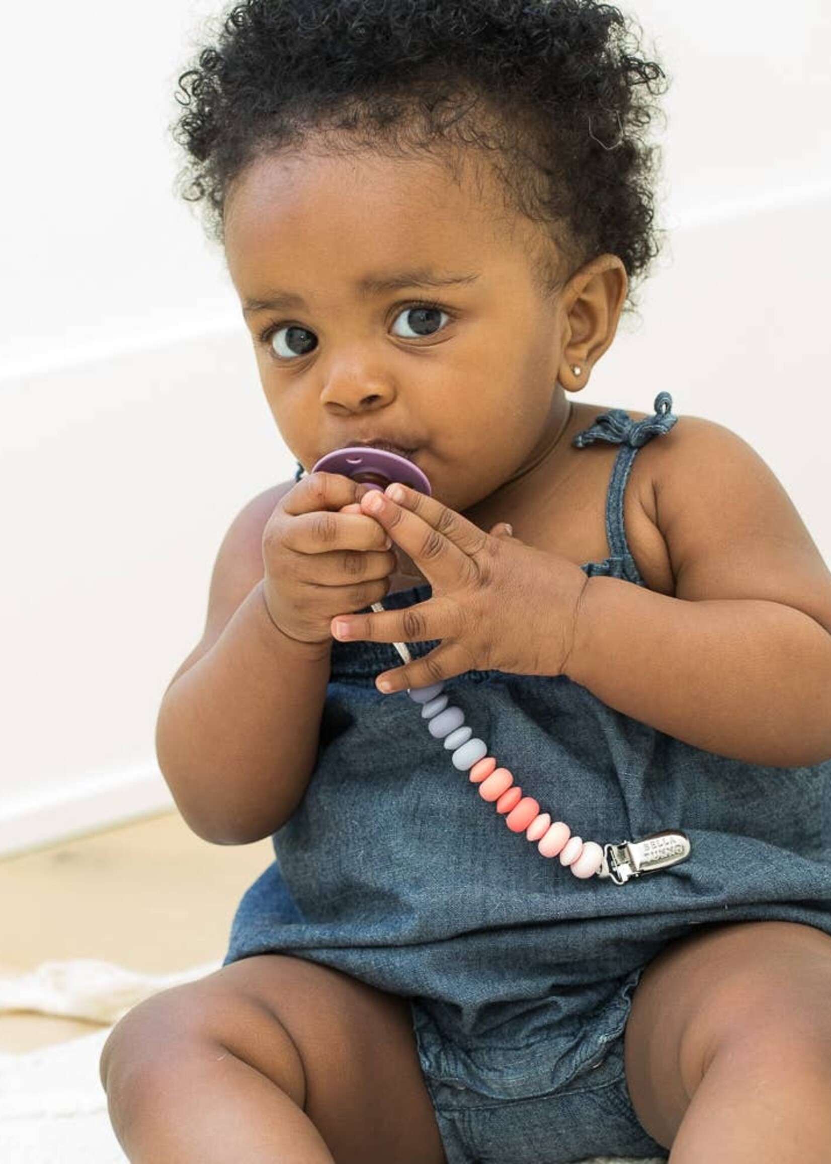 Bella Tunno Girl Multi Pacifier Clip