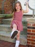 Be Girl Clothing Skort Set Solid Brown