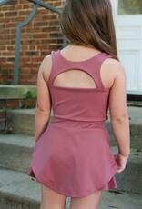 Be Girl Clothing Skort Set Solid Brown