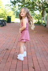 Be Girl Clothing Skort Set Solid Brown