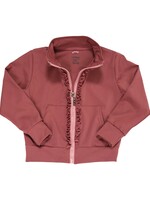Be Girl Clothing Zip Up Jacket Solid Brown