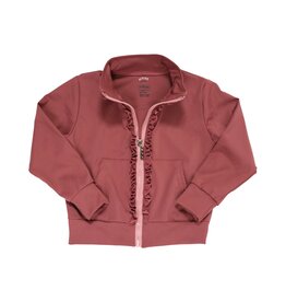 Be Girl Clothing Zip Up Jacket Solid Brown