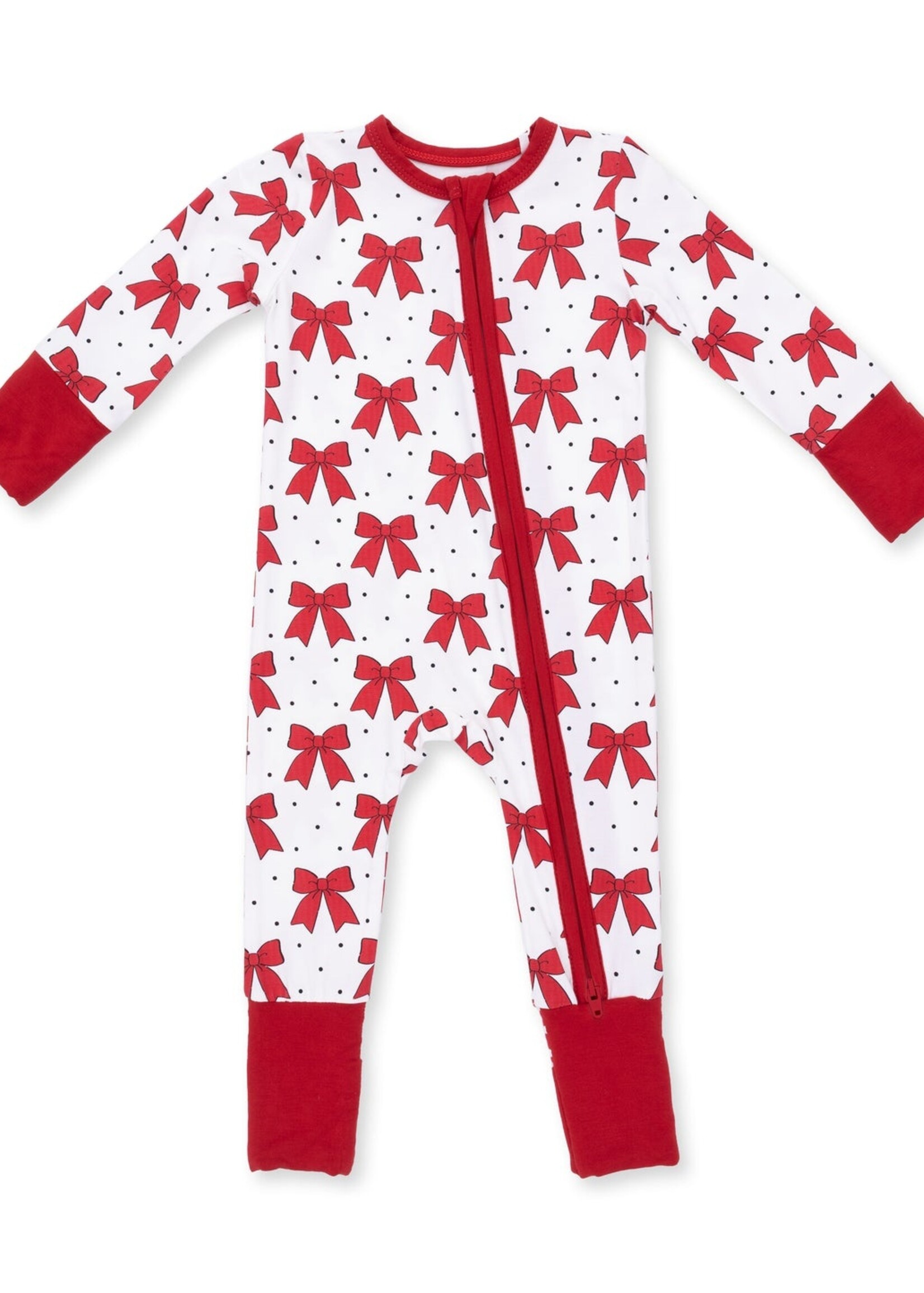 Angel Dear Festive Bows Convertible Romper