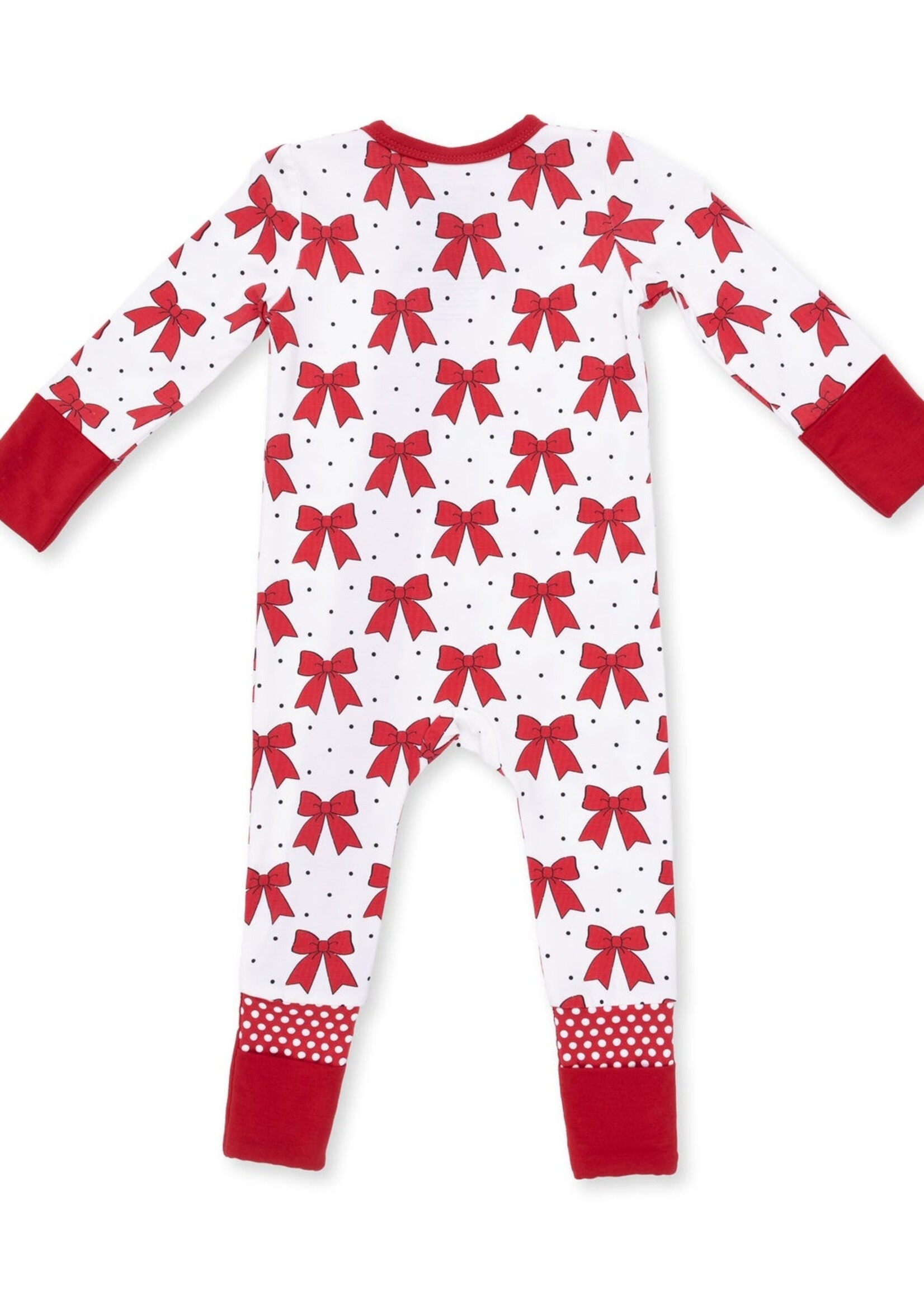 Angel Dear Festive Bows Convertible Romper