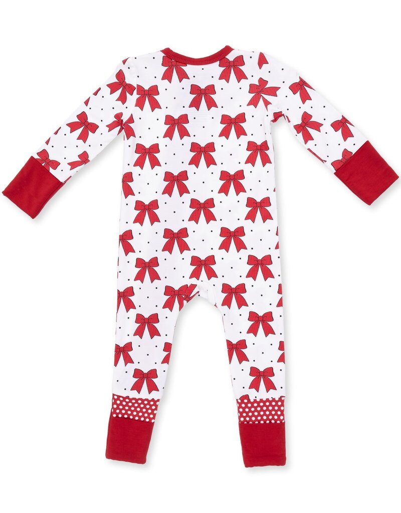 Angel Dear Festive Bows Convertible Romper