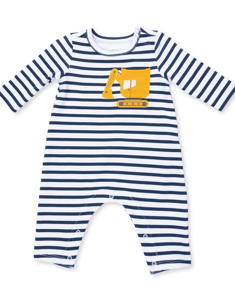 Angel Dear Digger Collection L/S Snap Shoulder Romper