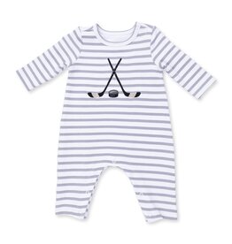 Angel Dear Hockey Long Sleeve Snap Shoulder Romper