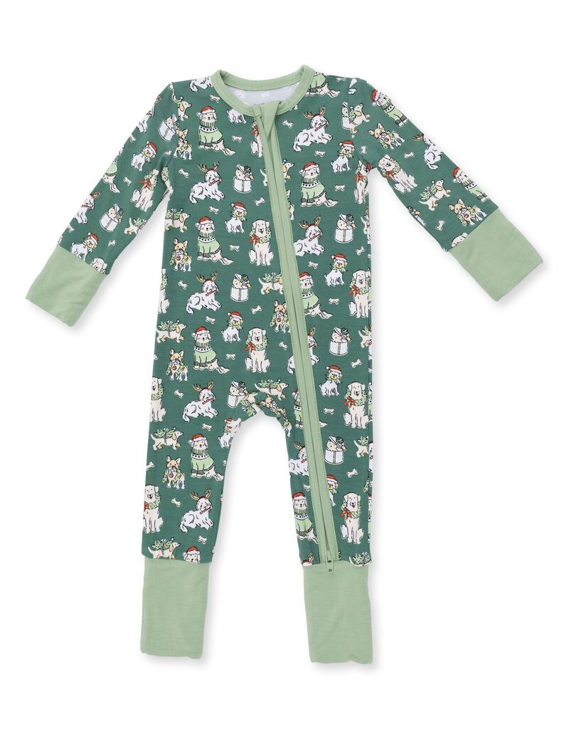 Angel Dear Christmas Dogs Uni Convertible Romper