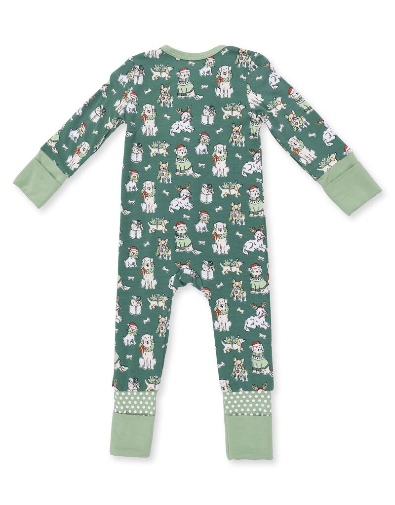Angel Dear Christmas Dogs Uni Convertible Romper