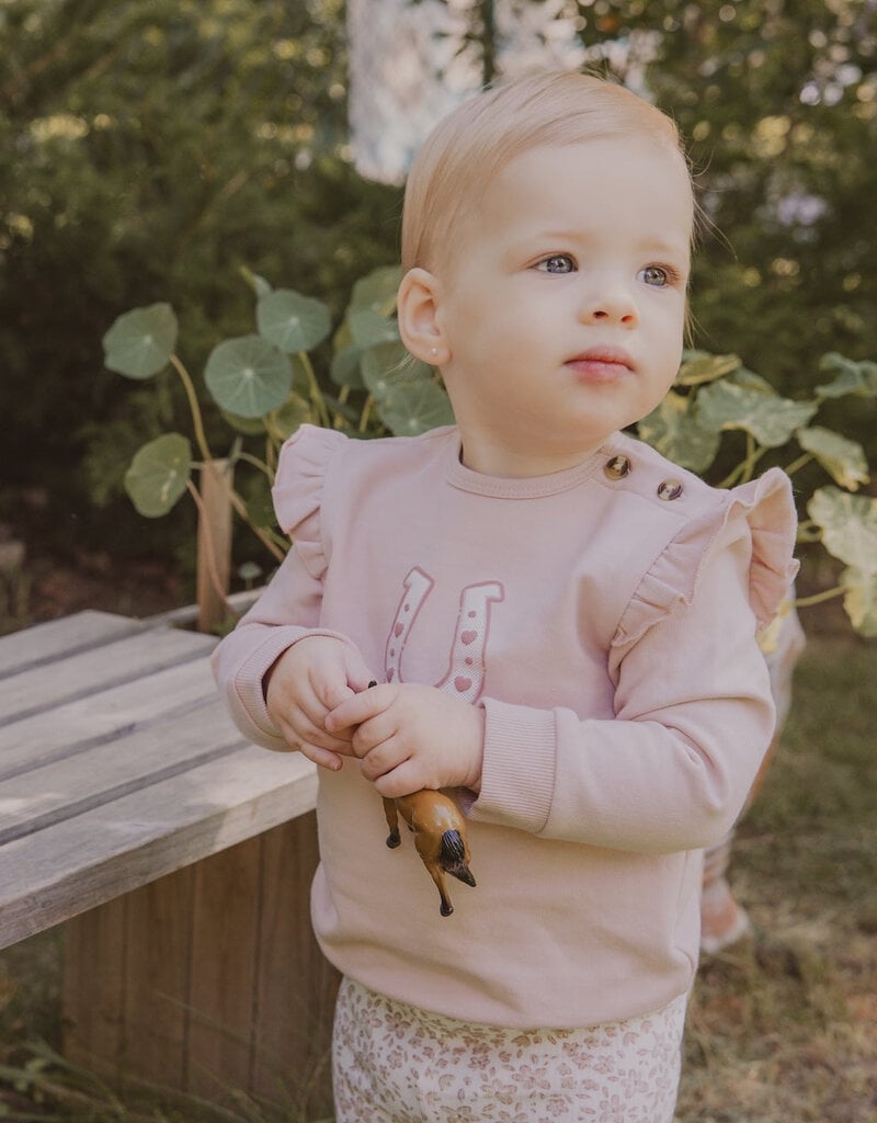 Petit Lem 2PC SET SWEATSHIRT + LEGGINGS KNIT PINK