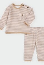 Petit Lem 2PC SET L/S TOP + PANT KNIT CAMEL