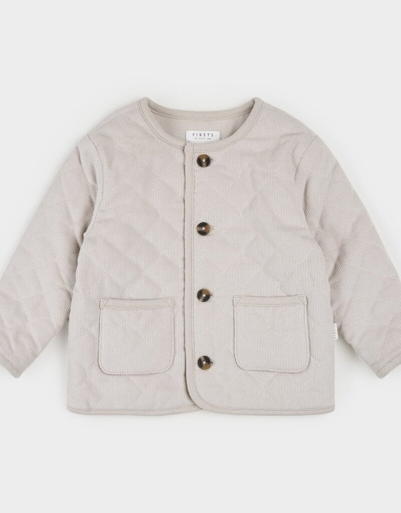 Petit Lem L/S CARDIGAN WOVEN BEIGE