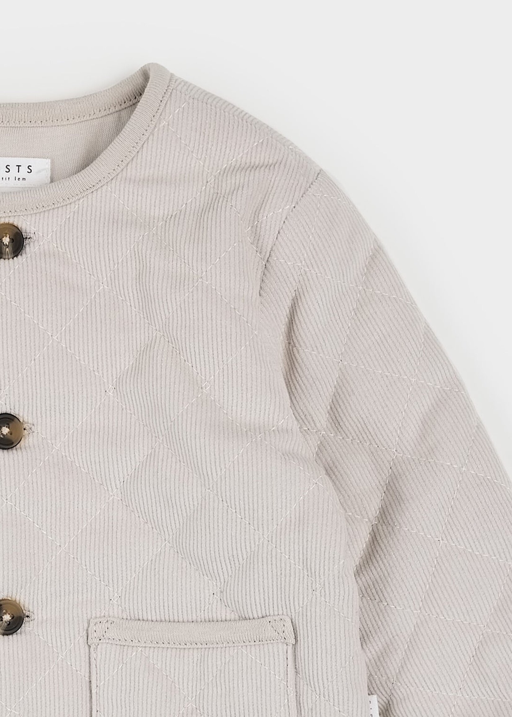Petit Lem L/S CARDIGAN WOVEN BEIGE