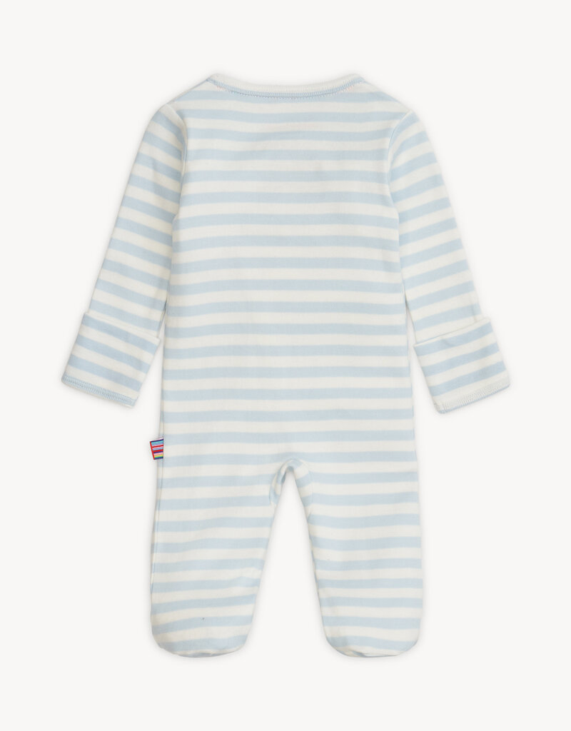 Magnetic Me BLUE STRIPE ORGANIC COTTON FOOTIE