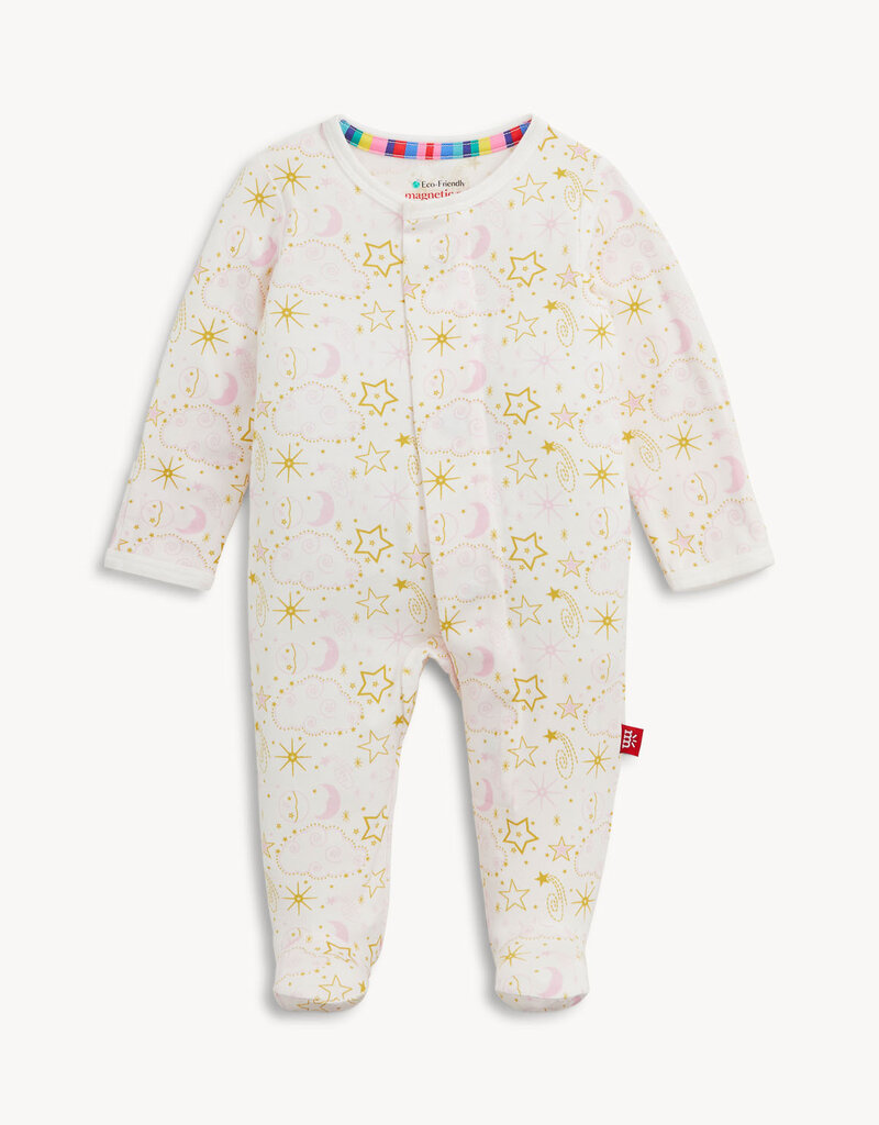 Magnetic Me STAR SIGNS PINK MODAL FOOTIE