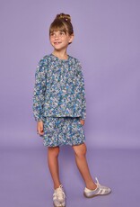 Bisby Anita Top - Brookline Blossoms Blue