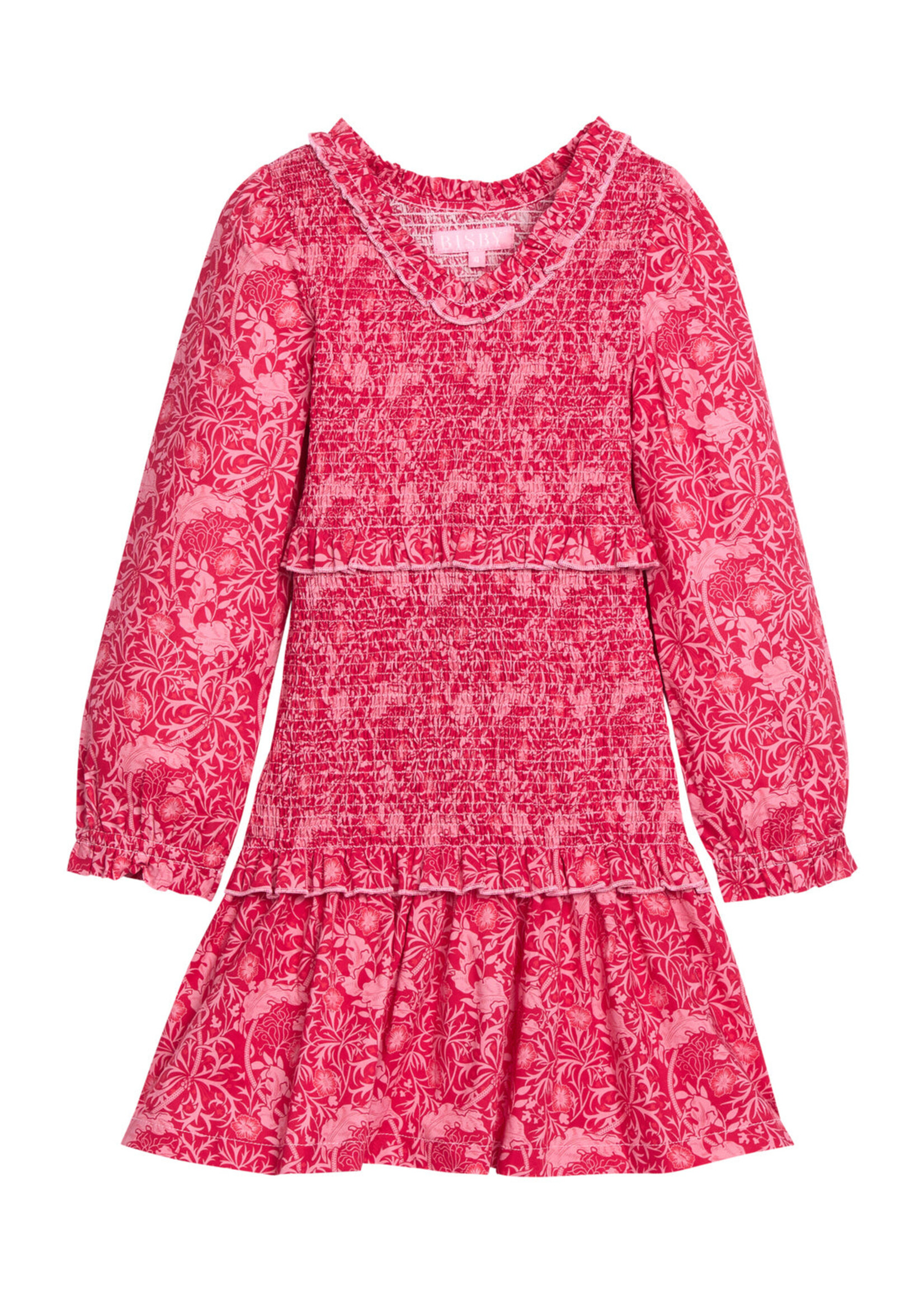 Bisby Indie Dress - Cambridge Crimson Floral