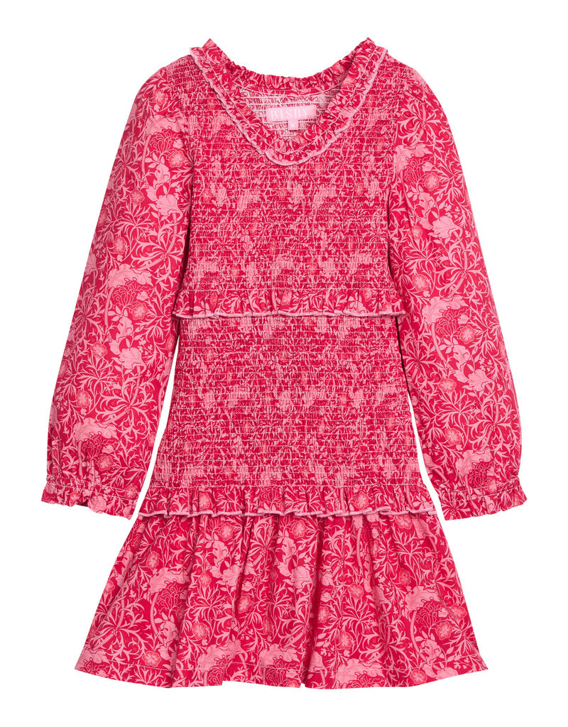 Bisby Indie Dress - Cambridge Crimson Floral