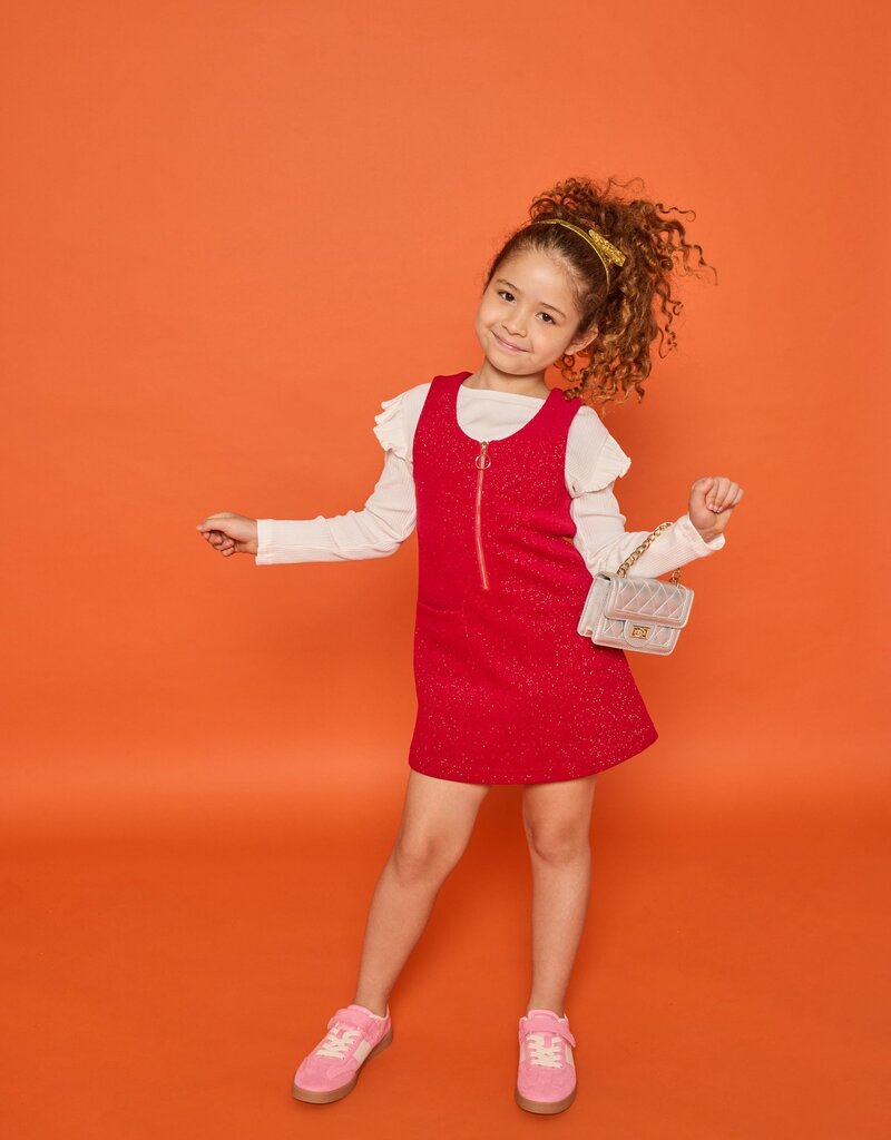 Bisby Retro Jumper - Crimson