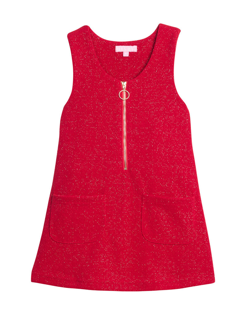 Bisby Retro Jumper - Crimson