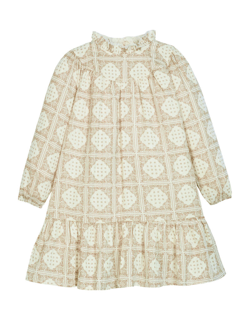Bisby Jody Dress - Stone Patchwork