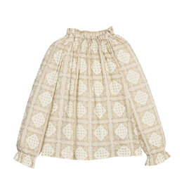 Bisby Tory Top - Stone Patchwork