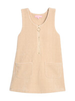 Bisby Retro Jumper - Stone Herringbone Corduroy