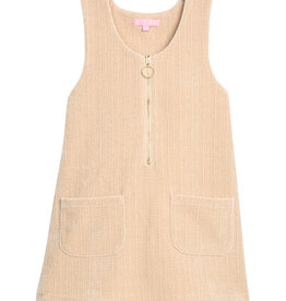 Bisby Retro Jumper - Stone Herringbone Corduroy