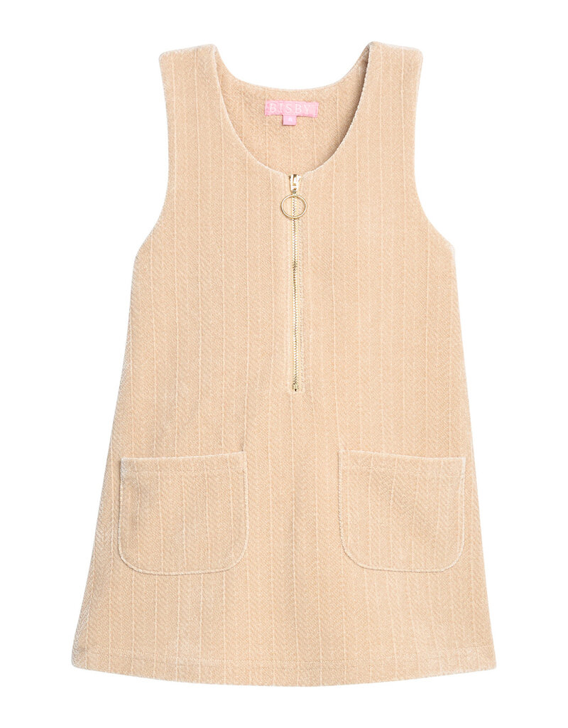 Bisby Retro Jumper - Stone Herringbone Corduroy