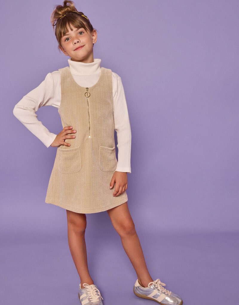 Bisby Ribbed Turtleneck - Ivory